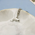 Metal Dolphin Keychain Bag Charm – Silver view 4