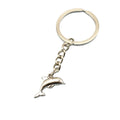 Metal Dolphin Keychain Bag Charm – Silver view 5