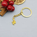Metal Snake Keychain Bag Charm (6943) view 3