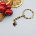 Metal Snake Keychain Bag Charm (6943) view 6