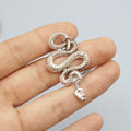 Zinc Alloy Snake Keychain Bag Charm Gift view 3