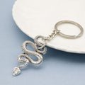 Zinc Alloy Snake Keychain Bag Charm Gift view 4