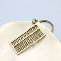 Metal Mini Abacus Keychain Creative Student Gift Key Ring view 4