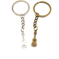 Zinc Alloy Guitar Keychain Music Gift Key Ring – Antique Copper view 5