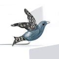 Alloy Enamel Peace Dove Brooch For Suit Cardigan Decoration view 4