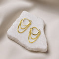 French Style Chain Earrings For Women Fashion Design Daily Wear European American Jewelry view 5