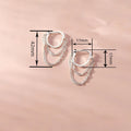 French Style Chain Earrings For Women Fashion Design Daily Wear European American Jewelry view 4