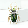 Enamel Alloy Longhorn Beetle Brooch For Unisex Clothing Accessories view 4