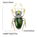 Enamel Alloy Longhorn Beetle Brooch For Unisex Clothing Accessories view 5