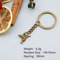 Metal Flying Bird Keychain Animal Bag Charm Gift view 2