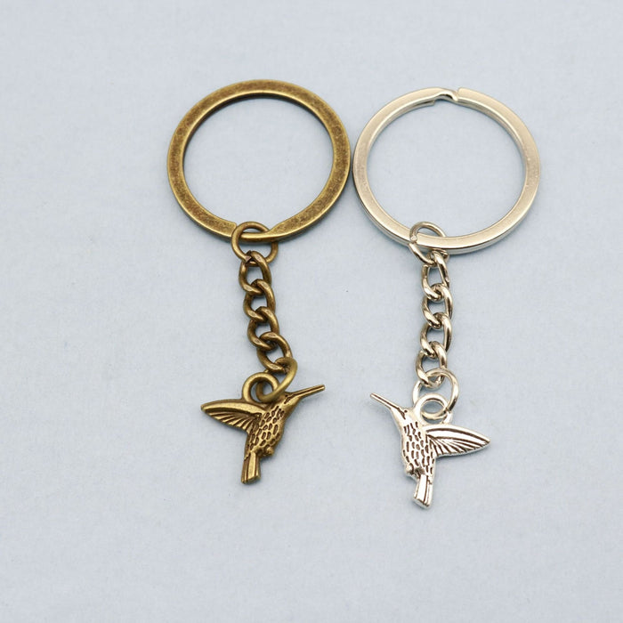 Metal Flying Bird Keychain Animal Bag Charm Gift