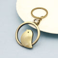 Zinc Alloy Round Bird Knot Keychain For Bag Charm Gift view 3