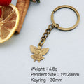 Metal Angel Figure Keychain Fashion Key Ring Gift view 2