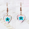 Blue Flower Hearts