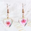 Magenta Flower Hearts