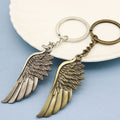 Metal Large Angel Wings Keychain Bag Charm Gift view 4