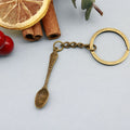 Metal Spoon Keychain For Bag Charm Key Ring Gift view 6