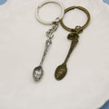 Metal Spoon Keychain For Bag Charm Key Ring Gift view 4