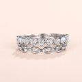 Minimalist Zircon Ring Two Piece Set, Fashion Daily Wear Jewelry Accessories For Women view 5