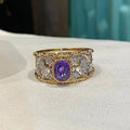 Luxury Exotic Style Single Ring For Women, European American Fashion Jewelry Accessory view 2