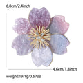 Alloy Acrylic Flower Brooch Pin For Suits Coats And Apparel view 5