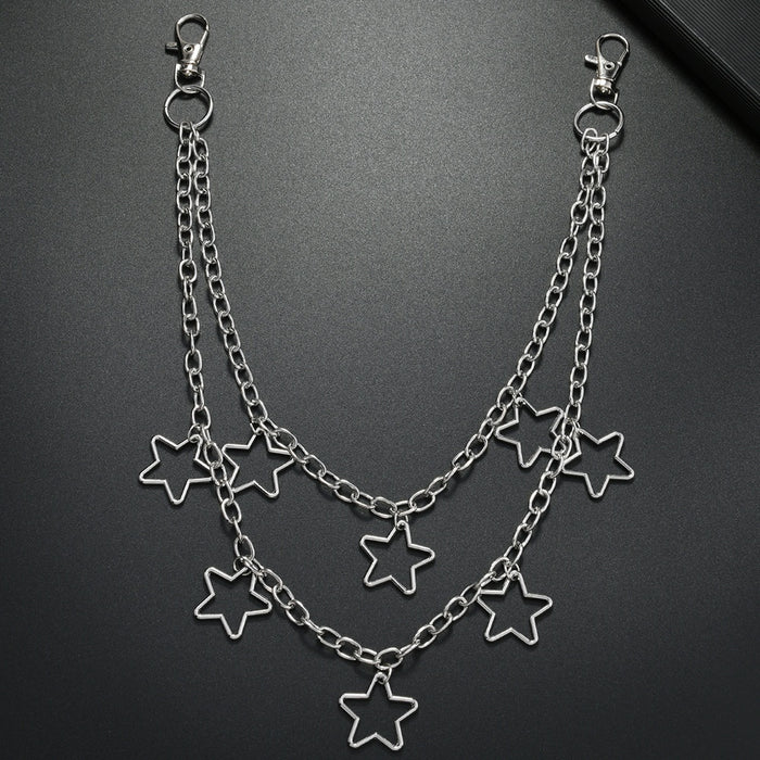 Silver Zinc Alloy Five Point Star Charm Pendant for DIY Necklace Bracelet Jewelry Making
