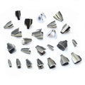 200Pcs DIY Stainless Steel Flat Tongue Clip Edge Crimp Cord Ends For Necklace Bracelet Making view 5