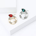 Alloy Rhinestone Snake Brooch Pin For Women Coats And Suits view 2
