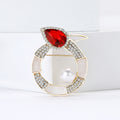Alloy Rhinestone Snake Brooch Pin For Women Coats And Suits view 4