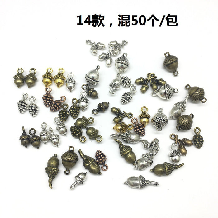 Metallic Seashell Metal Charms for Jewelry and Craft Projects