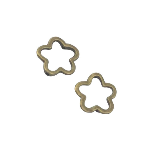 Zinc Alloy Flower Jewelry Findings Accessories for DIY Jewelry Making