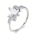 Moon And Marquise Ring For Women, Sweet Elegant Niche Style Cross Border Jewelry view 2