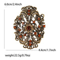 Alloy Rhinestone Badge Brooch Pin For Women's Suits And Shirts view 6