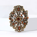 Alloy Rhinestone Badge Brooch Pin For Women's Suits And Shirts view 4