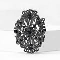 Alloy Rhinestone Badge Brooch Pin For Women's Suits And Shirts view 3