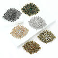 Alloy Rhinestone Bride Badge Brooch For Women's Formal Wear view 2