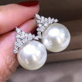 Glossy Luxury Crown Stud Earrings For Women Princess Queen Elegant Fashion Jewelry Accessories view 5