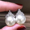 Glossy Luxury Crown Stud Earrings For Women Princess Queen Elegant Fashion Jewelry Accessories view 1