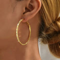 French Style Oversized Statement Earrings For Women Middle East Fashion Jewelry view 2