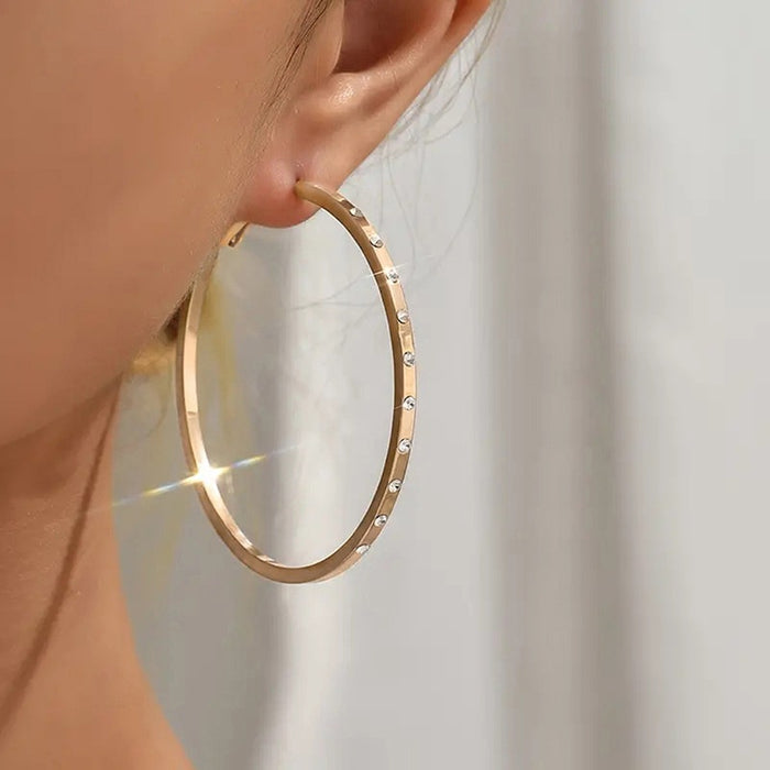 French Style Oversized Statement Earrings For Women Middle East Fashion Jewelry
