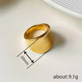 Heavy Metal Punk Ring For Men And Women, Oversized Personality Boyfriend Style Statement Jewelry view 4