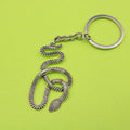 Metal Snake Keychain Key Ring Bag Charm Gift view 1