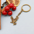 Zinc Alloy Eagle Keychain Animal Bag Charm Key Ring Gift view 6