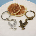 Zinc Alloy Eagle Keychain Animal Bag Charm Key Ring Gift view 4