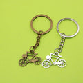 Metal Bicycle Motorcycle Keychain Bag Charm view 1