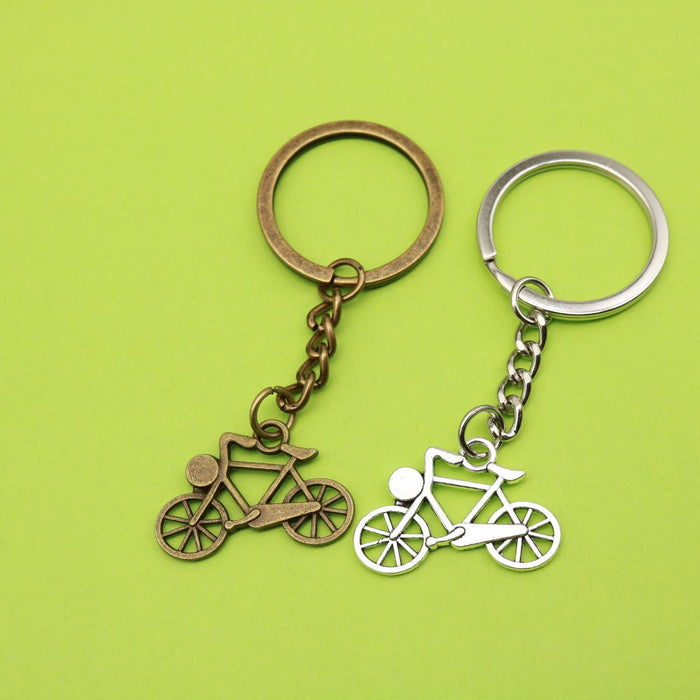 Metal Bicycle Motorcycle Keychain Bag Charm