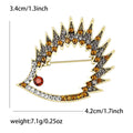 Metal Alloy Rhinestone Hedgehog Brooch For Coats And Shirts view 5