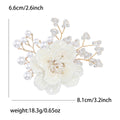 Alloy Woven Flower Brooch Pin For Sweet Women Apparel view 6