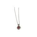 14K Gold Plated Copper Cubic Zirconia Rose Flower Pendant Necklace Light Luxury Clavicle Jewelry view 5