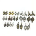 Metallic Seashell Metal Charms for Jewelry and Craft Projects view 5